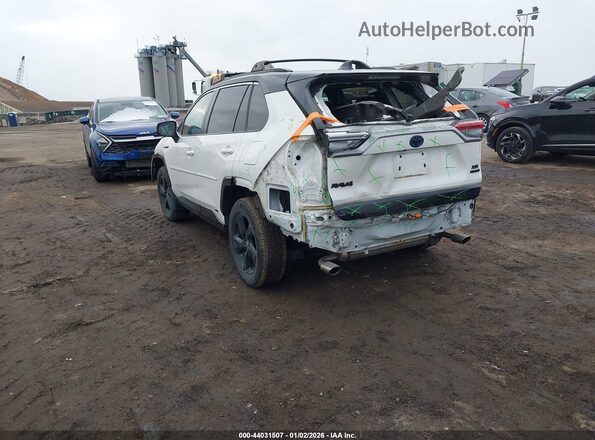2T3EWRFV6LW070288 2020 TOYOTA RAV4 HYBRID White Rear left