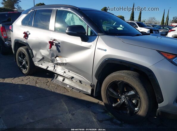 2T3EWRFV9LW096089 2020 TOYOTA RAV4 HYBRID Silver წინა ხედი