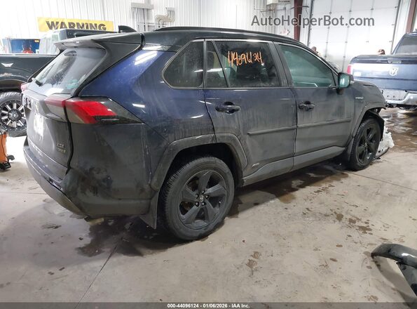2T3EWRFVXKW016569 2019 TOYOTA RAV4 HYBRID Blue Задня права чверть