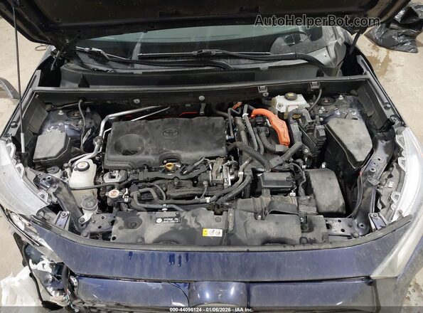 2T3EWRFVXKW016569 2019 TOYOTA RAV4 HYBRID Blue Вид ззаду