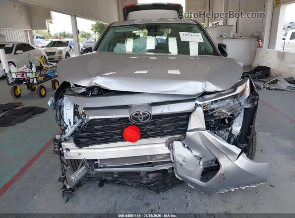 2T3H1RFV6SC344326 2025 TOYOTA LE Silver Սալոնի հետևի տեսք