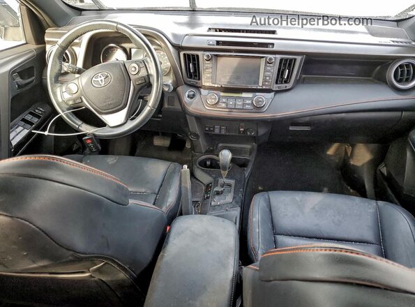 2T3JFREVXGW457755 2016 TOYOTA RAV4 Gray Dashboard view