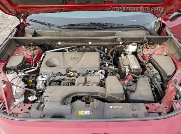 2T3S1RFV9NW293882 2022 TOYOTA RAV4 Красный Вид подкапотного пространства