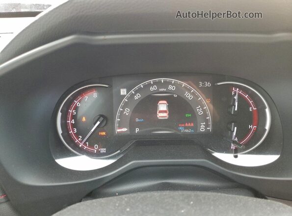 2T3S1RFV9NW293882 2022 TOYOTA RAV4 Красный Вид щитка приборов