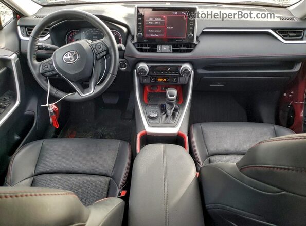 2T3S1RFV9NW293882 2022 TOYOTA RAV4 Красный Вид панели приборов