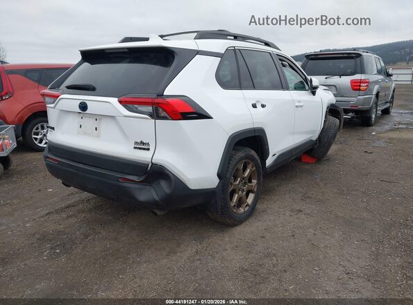 2T3UWRFV1PW163995 2023 TOYOTA RAV4 HYBRID White Trasero derecho