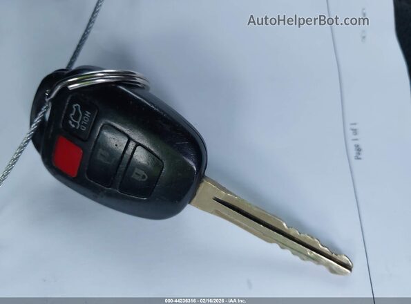 2T3WFREV0HW346347 2017 TOYOTA LE Black წინა პანელის ხედი