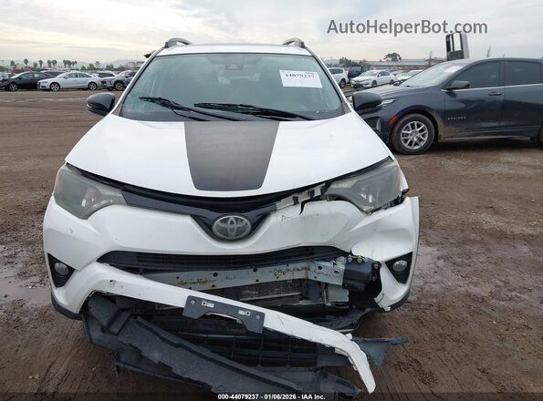 2T3WFREV1JW444020 2018 TOYOTA RAV4 White Առջևի վահանակի տեսք