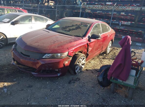 2g1105SA2H9119119 2017 CHEVROLET MALIBU Burgundy Vista tres cuartos delantera izquierda
