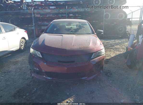 2g1105SA2H9119119 2017 CHEVROLET MALIBU Burgundy Vista del salpicadero