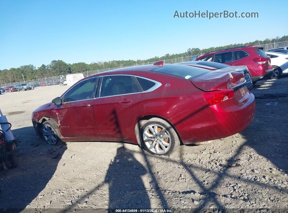 2g1105SA2H9119119 2017 CHEVROLET MALIBU Burgundy Vista interior trasera