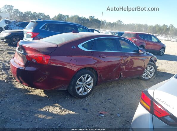 2g1105SA2H9119119 2017 CHEVROLET MALIBU Burgundy Vista del cuadro de instrumentos