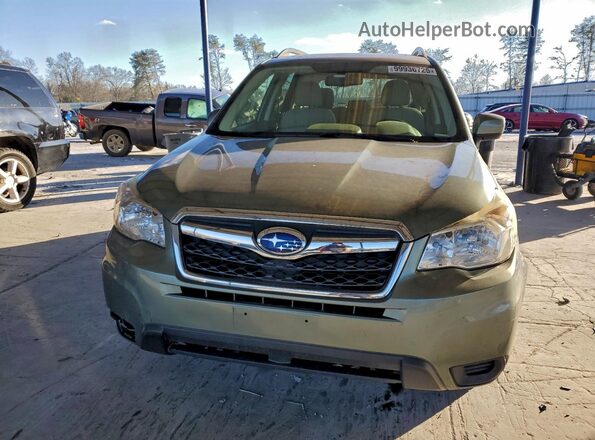 JF2SJADC1GH538221 2016 SUBARU FORESTER 2.5 Green Вид ззаду