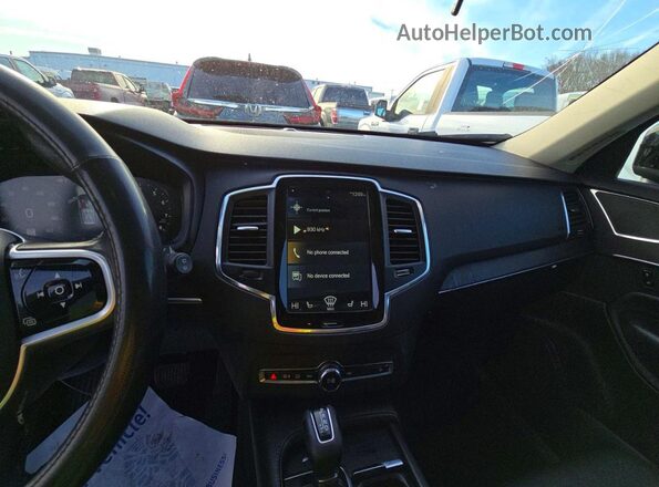 YV4102PK7L1611372 2020 VOLVO XC90 Black უკანა სავარძლების ხედი