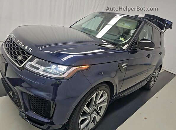 SALWR2RU8KA862566 2019 LAND ROVER RANGE ROVER Blue Rear left