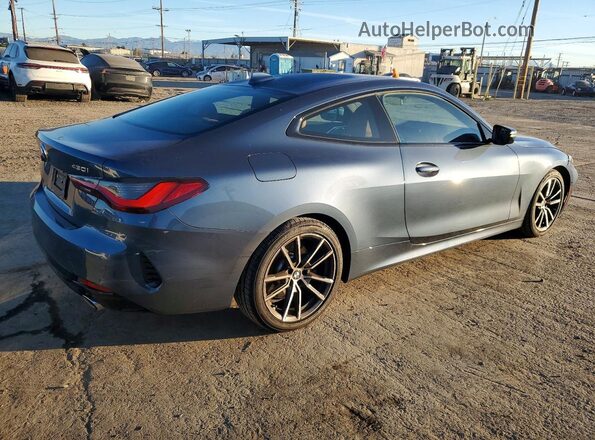 WBA53AP02NCK01667 2022 BMW 4 SERIES Серый Передняя правая четверть