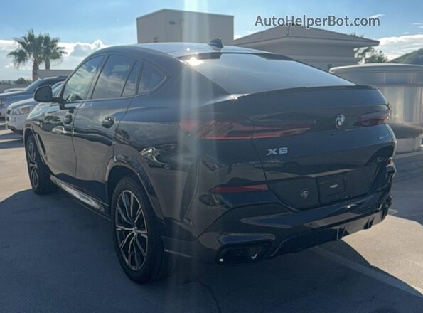 5UXCY6C05N9M64388 2022 BMW X6 Синий Передняя правая четверть