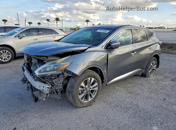 5N1AZ2MG0JN144144 2018 NISSAN MURANO Угольный Задняя левая четверть