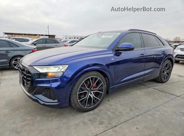WA1FVAF17MD026251 2021 AUDI Q8 Blue უკანა მარცხენა
