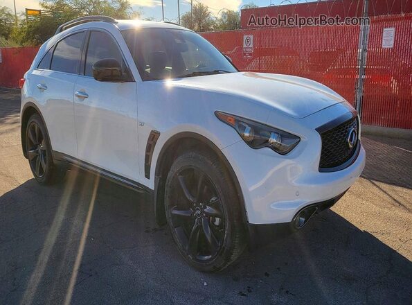 JN8CS1MW2HM411677 2017 INFINITI QX70 White 