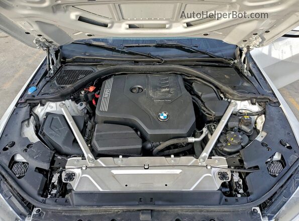 WBA23AT08NCJ12680 2022 BMW 4 SERIES White ძრავის განყოფილების ხედი