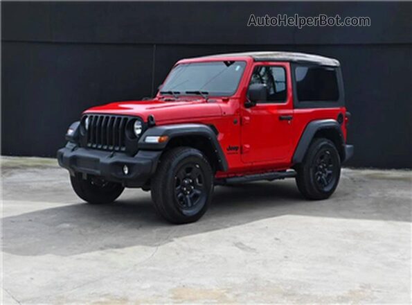 1C4GJXAG4NW145160 2022 JEEP WRANGLER Red 
