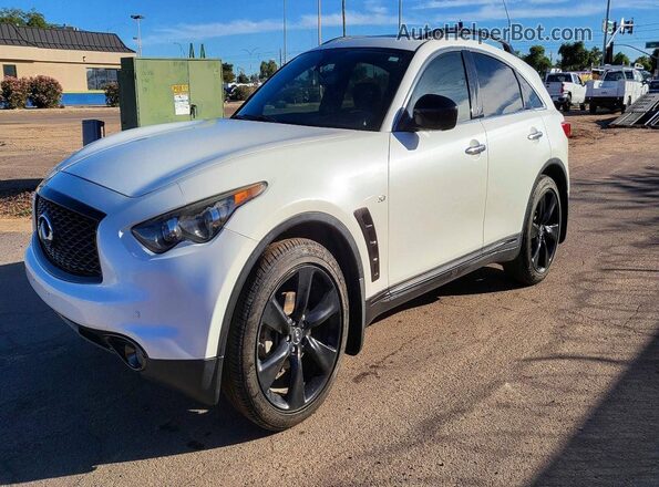 JN8CS1MW2HM411677 2017 INFINITI QX70 White 