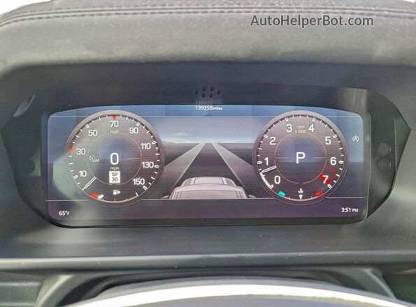 SALEPERU0M2041722 2021 LAND ROVER DEFENDER Silver Vista del cuadro de instrumentos