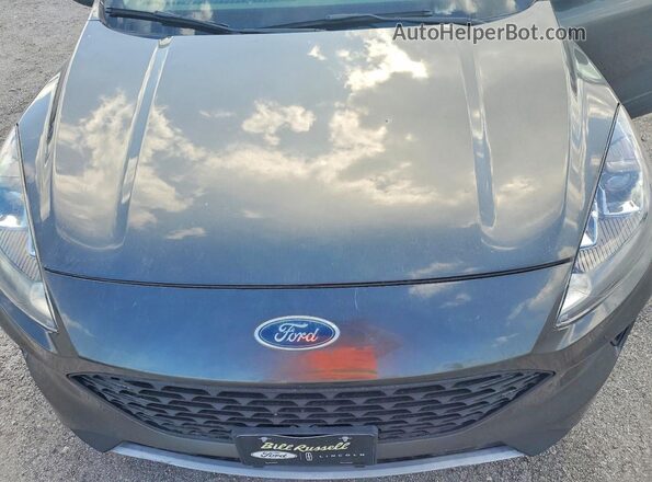 1FMCU0F65LUC54891 2020 FORD ESCAPE Charcoal Engine compartment view