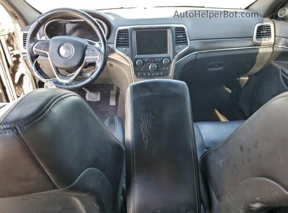 1C4RJEBG4HC943272 2017 JEEP GRAND CHER Gray Widok deski rozdzielczej