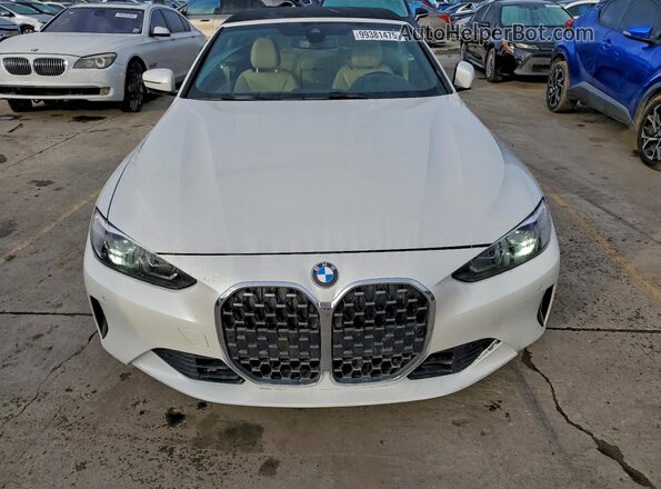 WBA23AT08NCJ12680 2022 BMW 4 SERIES White უკანა ხედი
