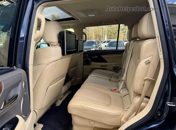 JTJHY7AX2H4242774 2017 LEXUS LX Blue Вид щитка приладів