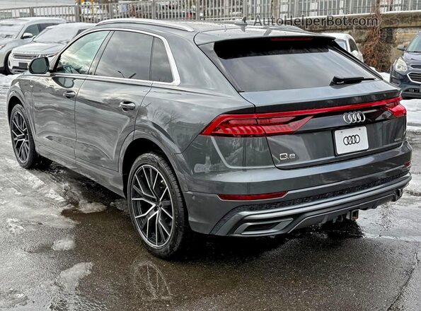 WA1EVAF19LD025211 2020 AUDI Q8 Gray Trasero derecho
