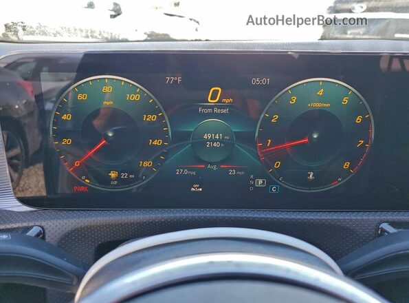 W1K3G4EB8MJ287443 2021 MERCEDES-BENZ A Silver Вид задніх сидінь