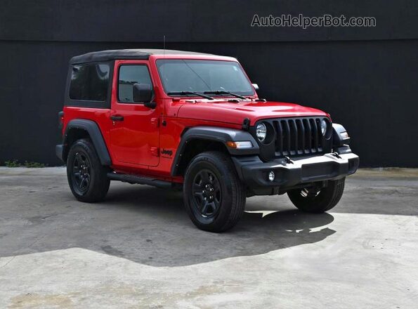 1C4GJXAG4NW145160 2022 JEEP WRANGLER Red 