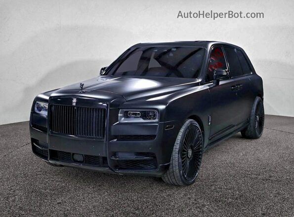 SLA689X52KU113931 2019 ROLLS-ROYCE CULLINAN Черный Задняя правая четверть