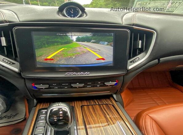 ZAM57YTL2J1270859 2018 MASERATI GHIBLI Blue ძრავის განყოფილების ხედი