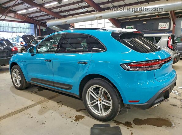 WP1AA2A53NLB01643 2022 PORSCHE MACAN Blue Trasero derecho