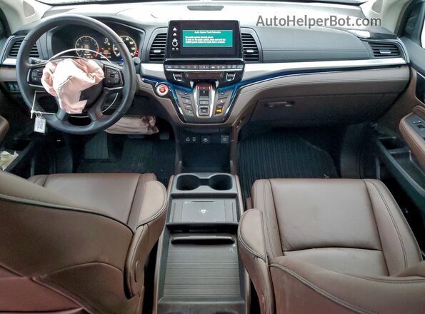5FNRL6H83SB005645 2025 HONDA ODYSSEY White ხელსაწყოთა პანელის ხედი