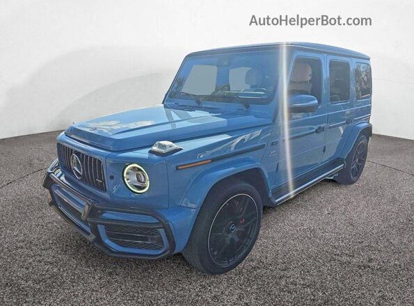 W1NYC7HJ6MX421825 2021 MERCEDES-BENZ G-CLASS Синий Задняя правая четверть