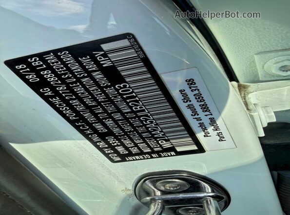 WP1AA2A52JLB21103 2018 PORSCHE MACAN White 