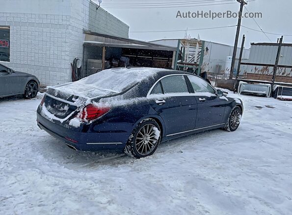 WDDUG8FB0HA216706 2017 MERCEDES-BENZ S Синий Вид спереди