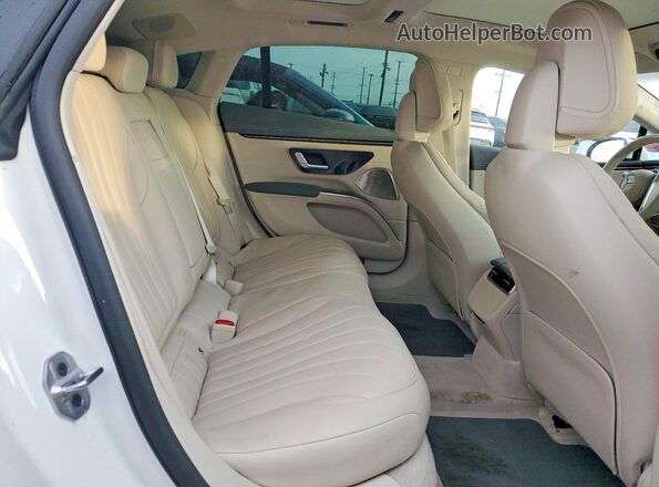 W1KCG2DB0PA032229 2023 MERCEDES-BENZ EQS White Widok wnętrza z tyłu