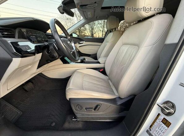 WA1AAAGE8MB010286 2021 AUDI E-TRON White Widok komory silnika