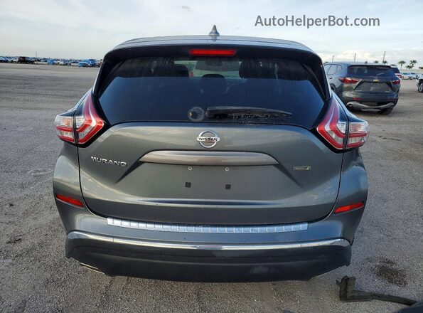 5N1AZ2MG0JN144144 2018 NISSAN MURANO Угольный Вид салона спереди