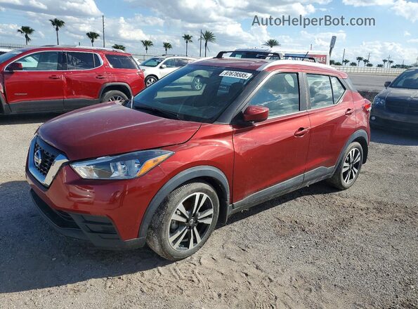 3N1CP5CU6JL538472 2018 NISSAN KICKS Red Rear left