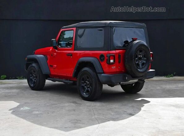 1C4GJXAG4NW145160 2022 JEEP WRANGLER Red 