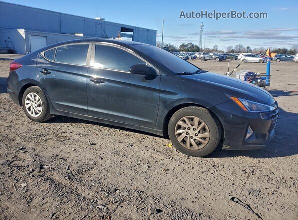 KMHD74LF4KU859331 2019 HYUNDAI ELANTRA Black Front view