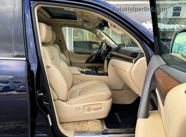 JTJHY7AX2H4242774 2017 LEXUS LX Blue Вид ззаду