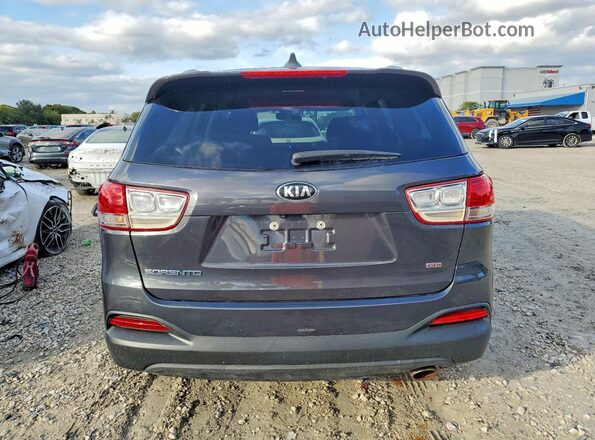 5XYPG4A38JG344438 2018 KIA SORENTO Charcoal 